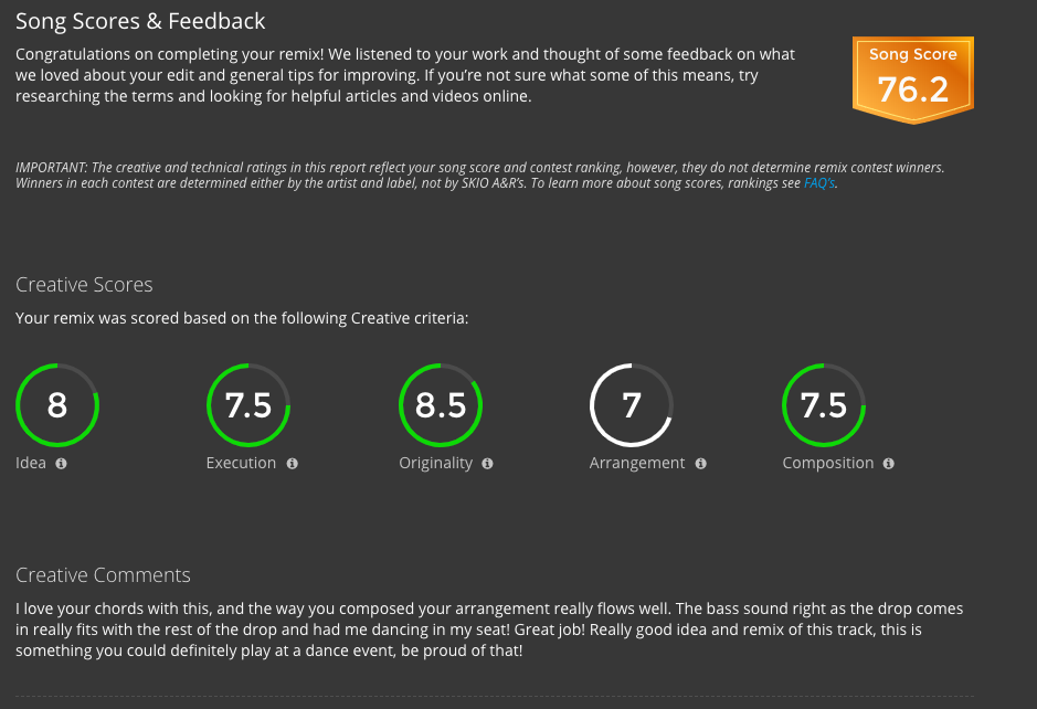 【James Kaye Remixコンテスト】に応募した曲のフィードバックをもらいました MIDI BASS